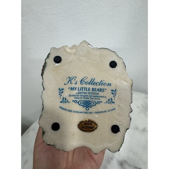 Vintage K’s Collection Teddy Bear Figurine on Chair - Picture 5 of 5